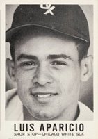 1960 Leaf #1b Luis Aparicio Large Portrait Baseball Card