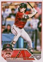 2023 Topps #401 Corbin Carroll Advanced Stats Baseball Card