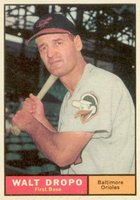 1961 Topps #489 Walt Dropo Baseball Card