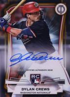 2025 Topps Tribute League Inauguration Autographs #LIADC Dylan Crews Gold Baseball Card