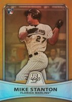 2010 Bowman Platinum #86 Mike Stanton Gold Refractor Baseball Card