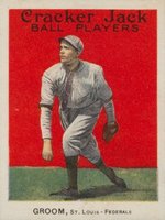 1915 Cracker Jack #46 Bob Groom Baseball Card