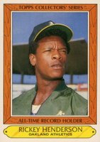 1985 Woolworth #17 Rickey Henderson Baseball Card