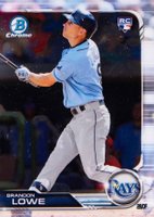 2019 Bowman Chrome #10 Brandon Lowe Baseball Card