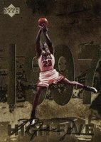 1998 Upper Deck Gatorade Michael Jordan #12 High Five Basketball Card