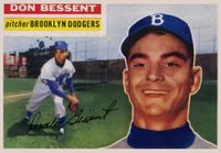 1956 Topps #184 Don Bessent Baseball Card