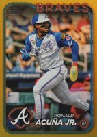 2024 Topps #1 Ronald Acuna Jr. Gold Foil Baseball Card