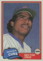 1981 Topps #750 Hector Cruz Traded Baseball Card