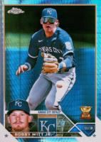 2023 Topps Chrome #176 Bobby Witt Jr. Prism Refractor Baseball Card
