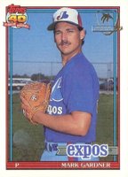 1991 Topps Desert Shield #757 Mark Gardner Baseball Card