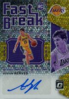 2021 Panini Donruss Optic Fast Break Signatures #FBARV Austin Reaves Gold Basketball Card