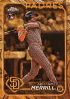 2024 Topps Gilded Collection #17 Jackson Merrill Gold Wave Baseball Card