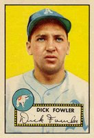 1952 Topps #210 Dick Fowler Baseball Card