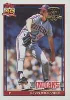 1991 Topps Desert Shield #246 Kevin Wickander Baseball Card