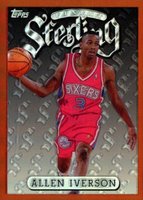 1996 Finest #240 Allen Iverson Refractor Basketball Card