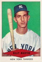 1954 Red Heart Dog Food #19 Billy Martin Baseball Card