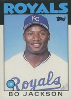 1986 Topps Traded #50T Bo Jackson Baseball Card