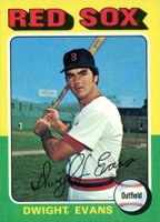 1975 Topps #255 Dwight Evans Baseball Card