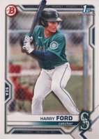 2021 Bowman Draft #BD1 Harry Ford Baseball Card