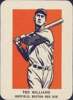 1952 Wheaties # Ted Williams Action Baseball Card