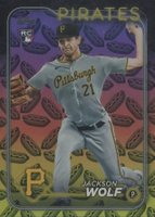 2024 Topps #523 Jackson Wolf Hot Dogs Baseball Card