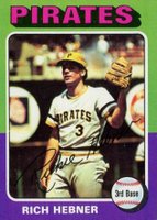 1975 Topps Mini #492 Rich Hebner Baseball Card