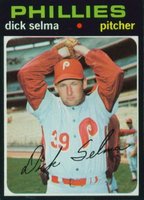 1971 Topps #705 Dick Selma Short Print Baseball Card
