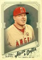 2018 Topps Allen & Ginter #1 Mike Trout Silver Glossy Baseball Card