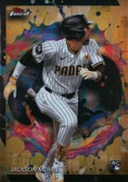 2024 Topps Finest #216 Jackson Merrill Gold Refractor Baseball Card
