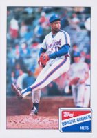 1988 Bazooka #8 Dwight Gooden Baseball Card