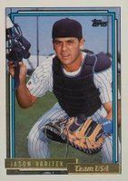 1992 Topps Traded #123T Jason Varitek Gold Baseball Card