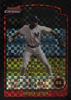 2003 Bowman Chrome #2 Derek Jeter Xfractor Baseball Card
