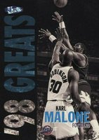 1997 Ultra #262P Karl Malone Platinum Medallion Basketball Card