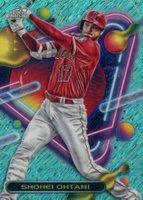 2023 Topps Cosmic Chrome #91 Shohei Ohtani Aqua Equinox Baseball Card