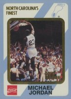 1989 Collegiate Collection North Carolina #16 Michael Jordan Gold Basketball Card
