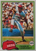 1981 Topps #126 Charlie Leibrandt Baseball Card