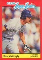 1989 Fleer League Leaders #25 Don Mattingly Baseball Card