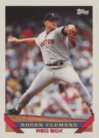 1993 Topps #4 Roger Clemens Baseball Card