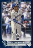 2022 Topps Update #US44 Julio Rodriguez Royal Blue Baseball Card