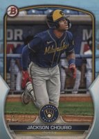 2023 Bowman Paper Prospects #BP76 Jackson Chourio Sky Blue Baseball Card