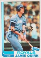 1982 Topps #173 Jamie Quirk Baseball Card