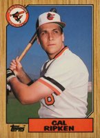 1987 Topps Tiffany #784 Cal Ripken Jr. Baseball Card