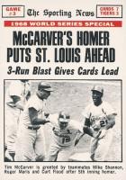1969 Topps #164 World Series Game #3 McCarver's Homer Baseball Card