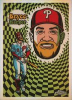 2023 Topps Chrome Ultraviolet All-Stars #UV2 Bryce Harper Baseball Card