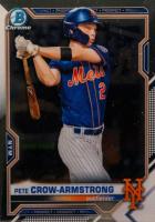 2021 Bowman Chrome Prospects #BCP22 Pete Crow-Armstrong Baseball Card