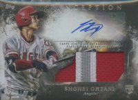 2018 Topps Inception Autograph Patch #IAPSO Shohei Ohtani Baseball Card