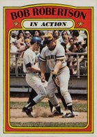 1972 Topps #430 Bob Robertson In Action Baseball Card