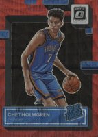 2022 Panini Donruss Optic #208 Chet Holmgren Red Wave Basketball Card