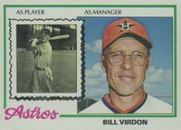 1978 Topps #279 Bill Virdon Baseball Card