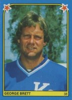 1983 Fleer Stickers #98 George Brett Baseball Card